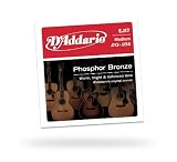 D'Addario Acoustic Guitar Strings Set, Phosphor Bronze, Medium
