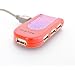 Belkin Hi-Speed USB 2.0 4-Port Hub, Red