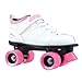 Chicago Skates Bullet Speed Quad Roller Skates – Durable, Top Performance Indoor/Outdoor Youth Skate Shoes for Kids, Boys & Girls Beginner 62mm Urethane Wheels & Low-Cut Ankle Boots for Agility 7-12