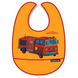 Crocodile Creek Firetruck Bib