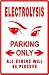 ELECTROLYSIS PARKING hair removal beauty sign Image