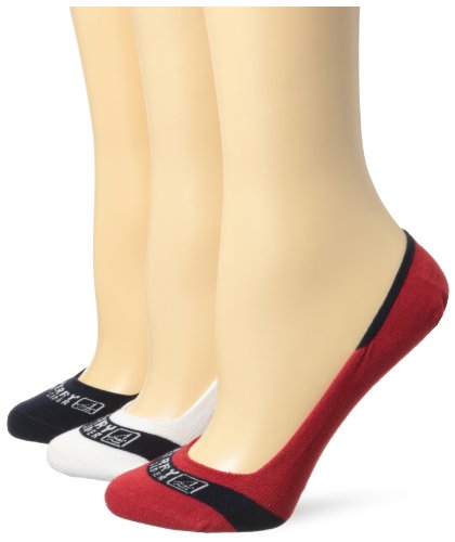 Sperry Top-Sider Women's Signature Solid 3 Pair Pack Liner Socks Socks
