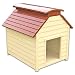 New Age Pet BUG001M All-Weather Insulated Dog House, Bungalow, Medium, for Pets up to 65 Pounds