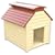 New Age Pet BUG001M All-Weather Insulated Dog House, Bungalow, Medium, for Pets up to 65 Pounds