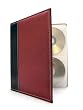 Bellagio Italia Burgundy CD/DVD Storage Starter Set