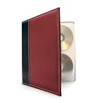 Bellagio-Italia CD/DVD Storage Binder (Burgundy)