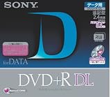 ソニー DVD+R ディスク データ用 2層式DL対応 1-2.4 倍 DPR85GDLの画像