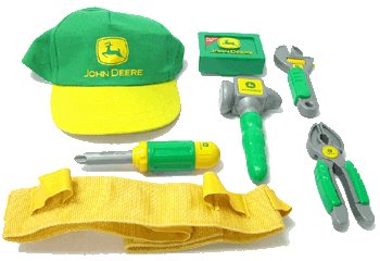 Learning Curve Brands John Deere - Deluxe Talking Toolbelt Set images
