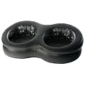 Vango aufblasbarer beflockter Qualit�ts Doppel - Sessel - schwarz