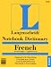 Book Notebook Dictionary French