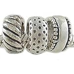 Set of 3 Different Sterling Silver Spacer Beads for European Charm Bracelet