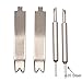 Mudder 5 Inch Spring Bar Link Pin Remover Watchmaker Tool with Extra 420 Steel Pins