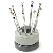 Screwdriver Set Mini 9 With Rotating Stand Extra Blades Hobbyist Economy