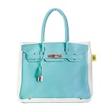 「BANANE TAIPEI(バナナタイペイ) バーキン パロディバッグ TIFFANY BLUE」の画像