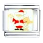 Santa Claus Christmas Gift Kid Italian Charms Bracelet Link