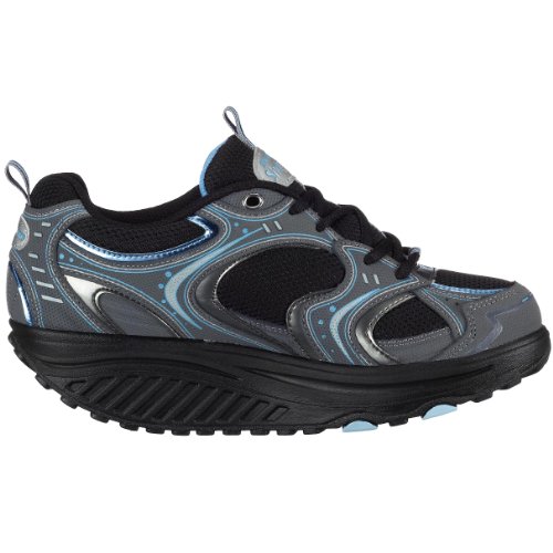 Skechers Women's Shape Ups Action Packed Black / Blue 11806 CCBK 4 UK