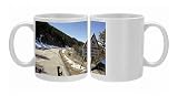 Bikers view of mountain Photo Mugs