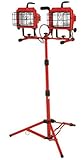 IMAGE OF Designers Edge L-19 Professional 1200-Watt Twin-Head Adjustable Work Light with Telescoping Tripod Stand, Halogen