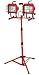 Designers Edge L-19 Professional 1200-Watt Twin-Head Adjustable Work Light with Telescoping Tripod Stand, Halogen