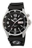 Orient #CEM65004B Men's "Black Mako" 200M Automatic Diver Watch with Rubber Strap