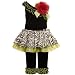 Bonnie Jean TODDLERS 2T-4T 2-Piece BLACK WHITE LIM...