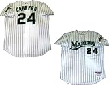 Miguel Cabrera Unsigned 2005 Game Used Home Pinstripe Jersey