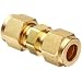 Parker CPI 4-4 HBZ-B Brass Compression Tube Fitting, Union, Tube OD