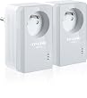 TP-Link TL-PA4015PKIT Kit de d�marrage + Adaptateur CPL AV500 avec prise int�gr�e Blanc