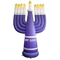 Traditional Menorah Outdoor Décor - Blue (8')