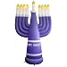 Traditional Menorah Outdoor Décor - Blue (8')