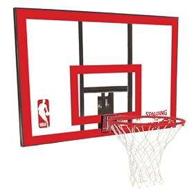 Spalding 79351 Backboard/Rim Combo with 44-Inch PolyCarbonate Backboard