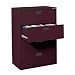 Sandusky 400 Series Burgundy Steel Lateral File Cabinet with Plastic Handle, 30" Width x 53-1/4" Height x 18" Depth, 4 Drawers