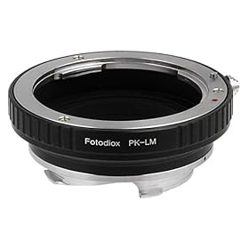 Fotodiox Lens Mount Adapter, Pentax K/PK Lens to Leica M-Series Camera, fits Leica M-Monochrome, M8.2, M9, M9-P, M10 and Ricoh GXR mount A12