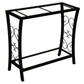 Aquatic Fundamentals Black Scroll Aquarium Stand