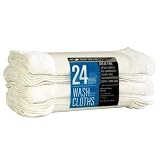1888 Mills White Wash Cloths Commercial Quality - 24ct by 1888 Mills