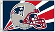 New England Patriots 3'x5' Helmet Design Flag - Football Sports Merchandise