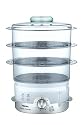Tefal VC1000615 3 Tier Ultracompact Steamer Chrome Body