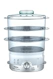Tefal VC1000615 3 Tier Ultracompact Steamer Chrome Body
