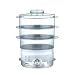 Tefal VC1000615 3 Tier Ultracompact Steamer Chrome Body