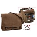 Brown Vintage Military Canvas Tactical Paratrooper Bag