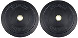 Kraiburg 10 lb Bumper Plates Solid Rubber/Pair
