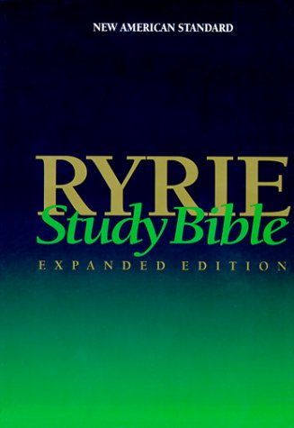 Ryrie Study Bible NAS Hardback- Red Letter Indexed (Ryrie Study Bibles)