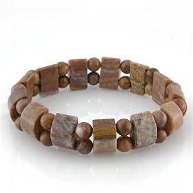 Cute Stretchy Green Opal Bracelet by CoolStyles.com