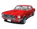 Ford Mustang Coupe 1967 67 muscle car art print drawing 14x11