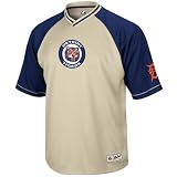 Detroit Tigers Cooperstown Full Force V-Neck Jersey
