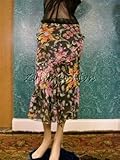 Christian Dior - $3280 New CHRISTIAN DIOR Flame Silk Long Skirt 36 / 4
