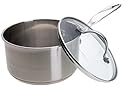 Calphalon Simply Calphalon Stainless-Steel 2-Quart Saucepan with Cover