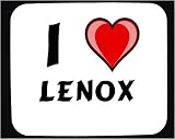I Love Lenox Decorated Mouse Pad