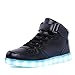 EQUICK Light up Shoes 11 Colors Flashing LED High Top Sneaker Women Men New Year Gifts,CLD05,01,38.