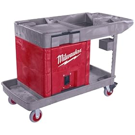 Milwaukee 48-60-5015 Trade Titan Industrial Work Cart with Lockable Cabinet by Milwaukee